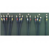 High Performance OFC Interconnect Audio / Video Color Identify Molded Cable