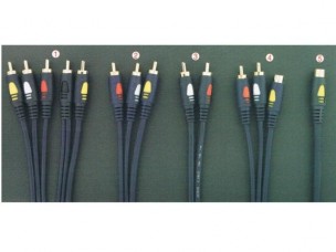 High Performance OFC Interconnect Audio / Video Color Identify Molded Cable