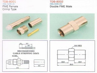 FME ADAPTOR & COAXIAL PATCHING